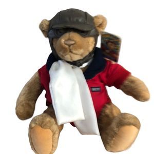 VTG 1997 Lands End Explorer Bears Bearon Von Oops Gund Stuffed Plush Animal Bear